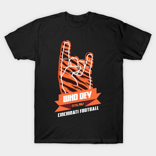 WHO DEY BENGALS Super Bowl Run 2022 T-Shirt by BooTeeQue